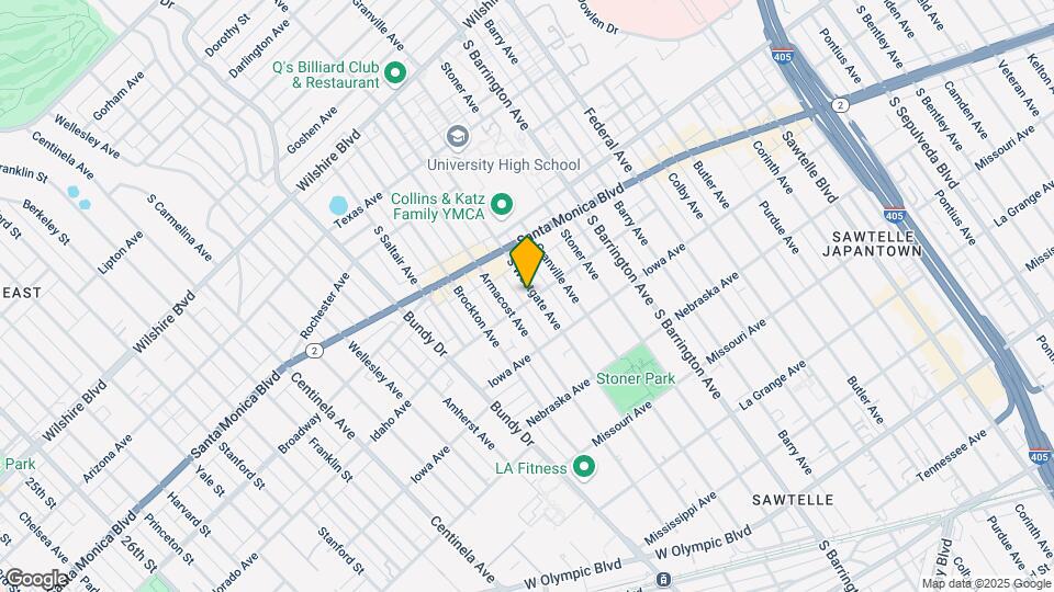 1549 S. Westgate Ave. Mapa y Detalles de la Ubicación