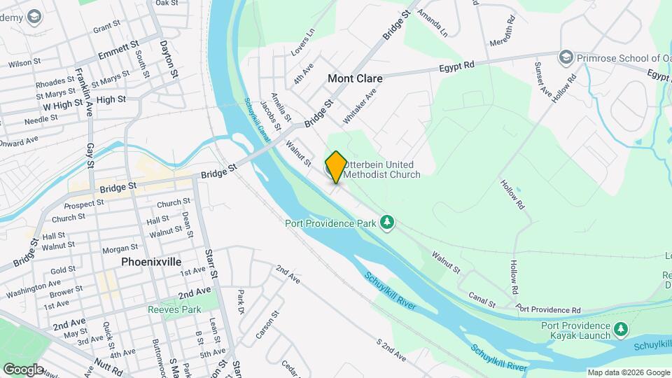 202 Walnut St, Unit First Floo Map and Location Details