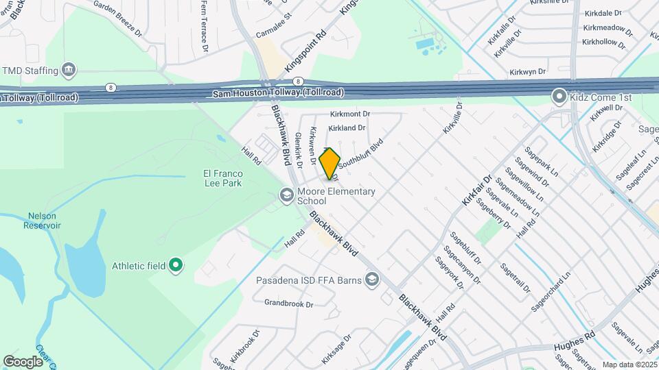 10215 Kirkwren Dr Map and Location Details