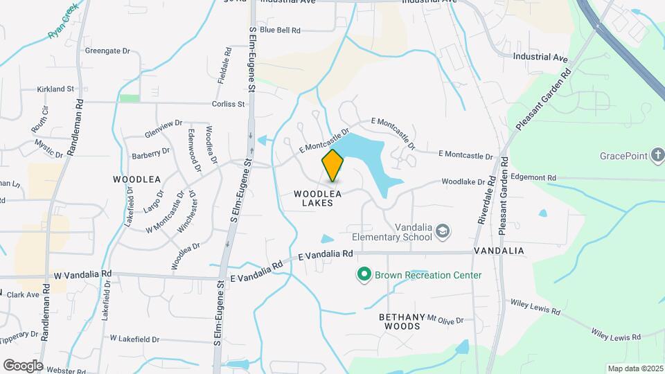 405 Woodlake Dr Map and Location Details