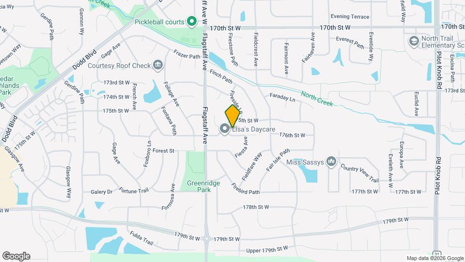 17508 5 Oaks Dr Map and Location Details