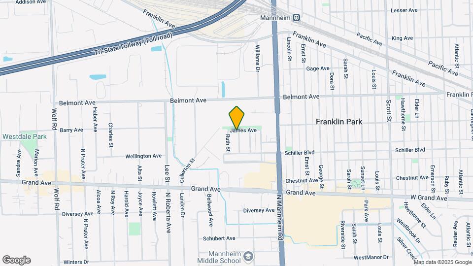3038 Prairie St Map and Location Details