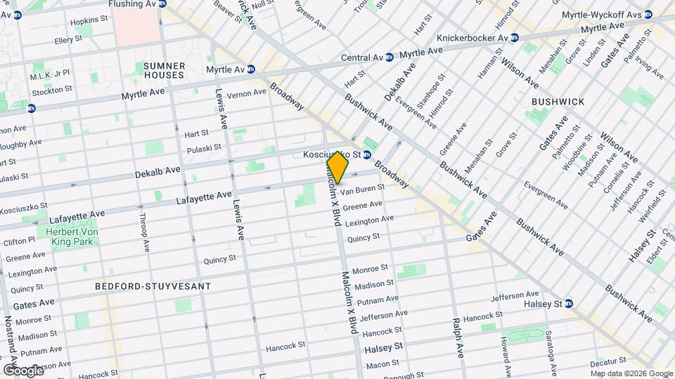 69 Malcolm X Blvd, Unit 1B Map and Location Details