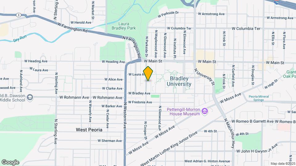824 N Cooper St Map and Location Details
