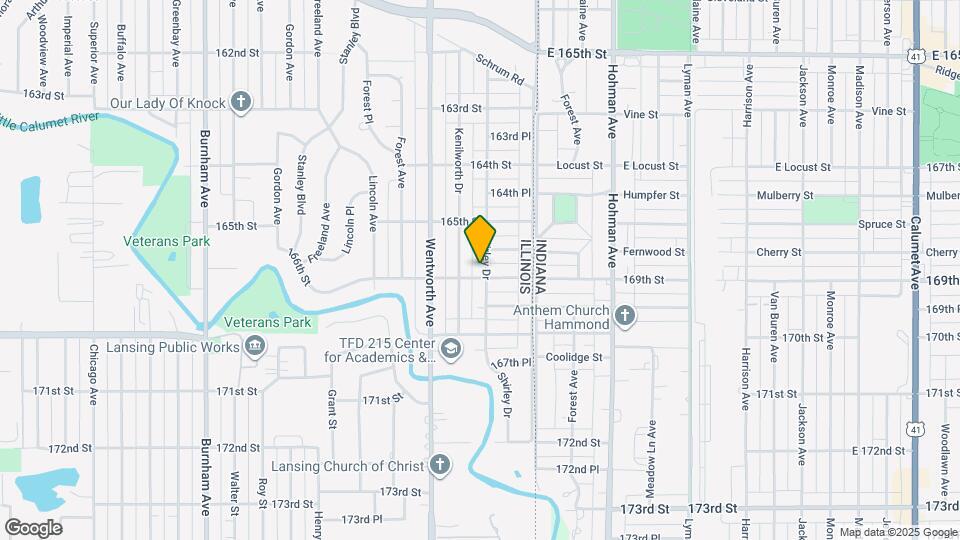 1542 Shirley Dr Map and Location Details