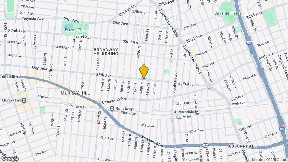 168-04 35th Ave Map and Location Details