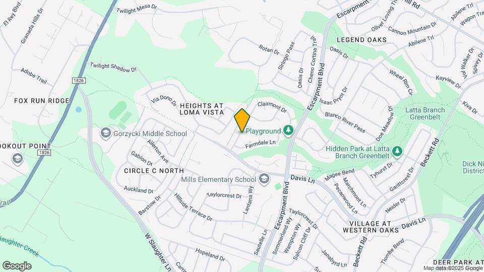 6531 Clairmont Dr Map and Location Details