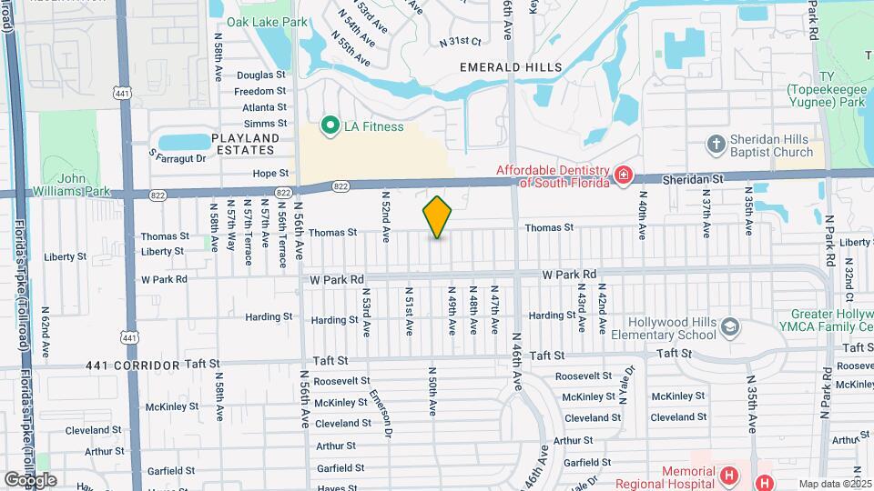 2201 N 50th Ave Map and Location Details