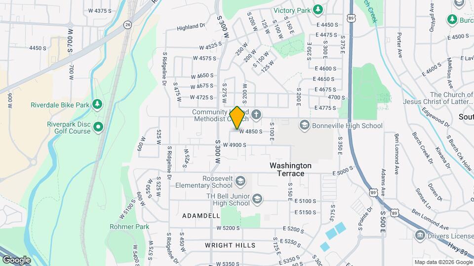 231 W 4850 S Map and Location Details