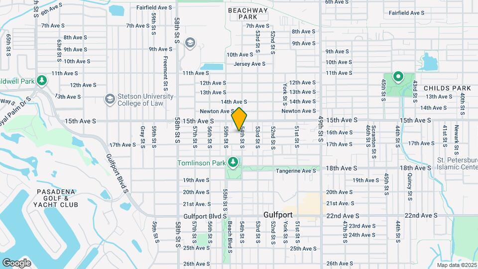 1601 54th St S Map and Location Details