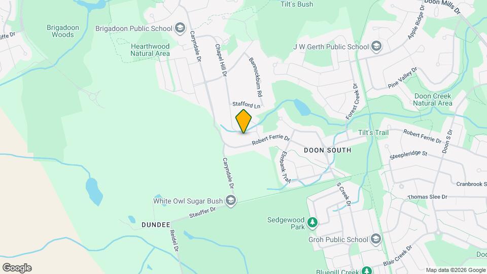 307 Chapel Hill Dr Map and Location Details