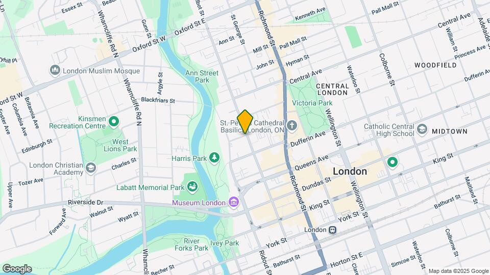 537 Talbot St Map and Location Details