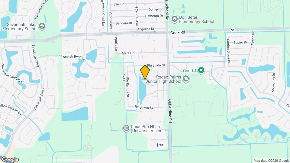 12708 Rio Nueces Ln Mapa y Detalles de la Ubicación