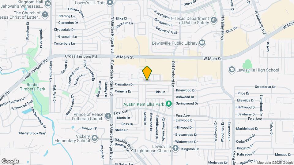 1335 Carnation Dr Map and Location Details