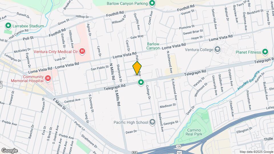 3768-3768 1/2 Sheldon Dr Map and Location Details