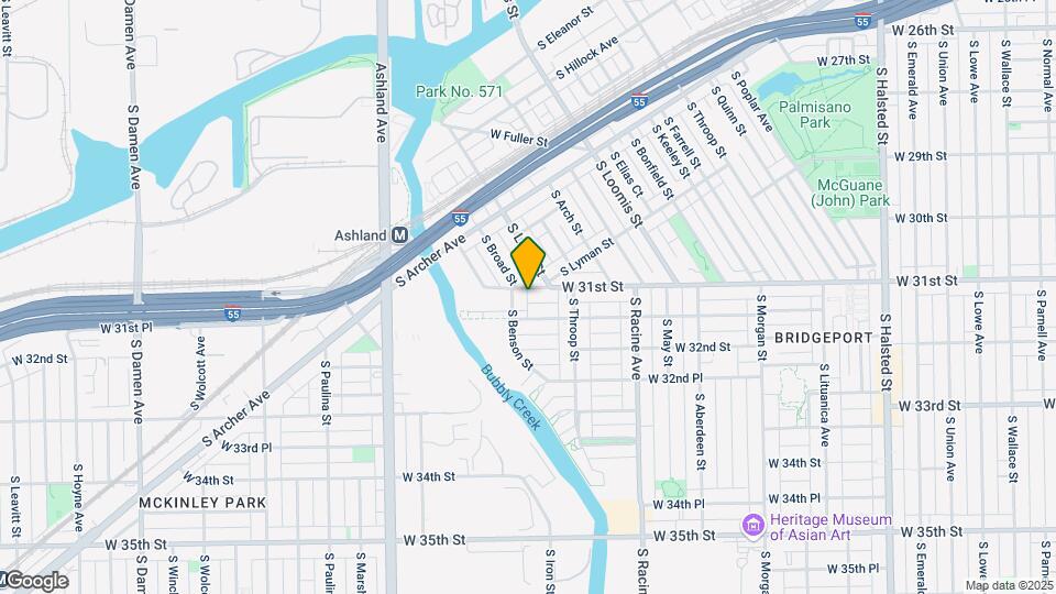 1343 W 31st St Map and Location Details