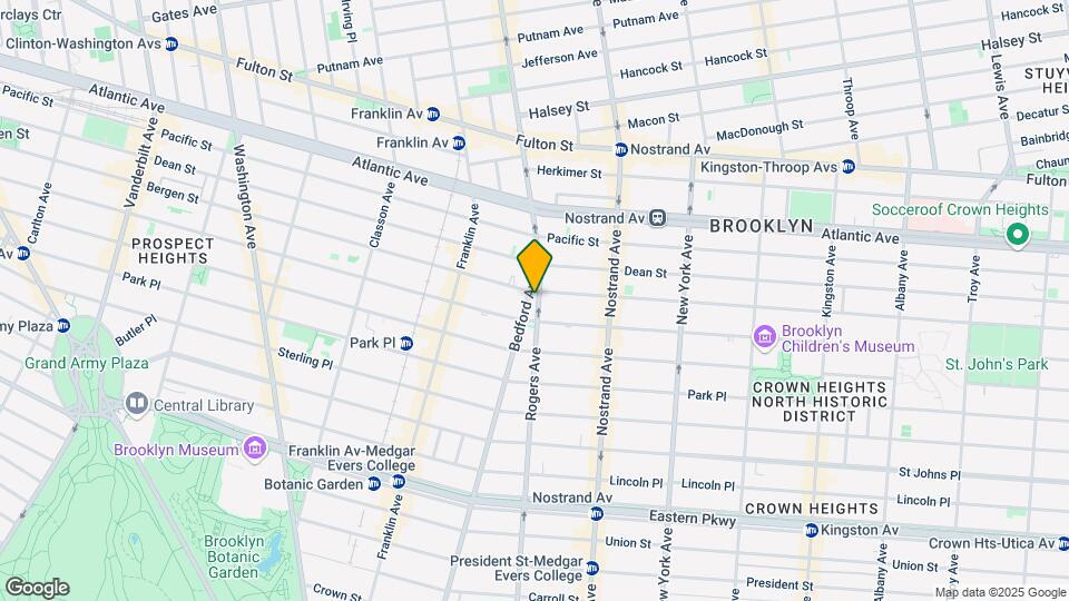 1377 Bedford Ave Mapa y Detalles de la Ubicación