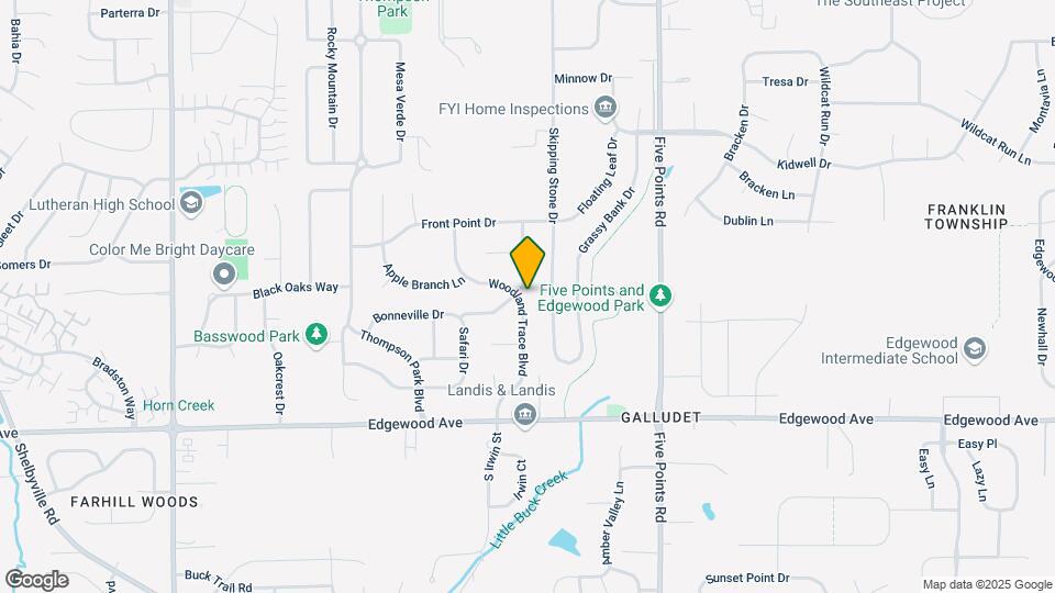 5769 Woodland Trace Blvd Map and Location Details