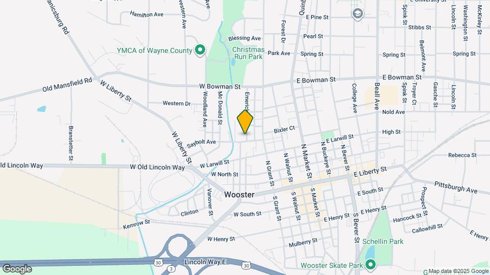 412 Emerick St Map and Location Details