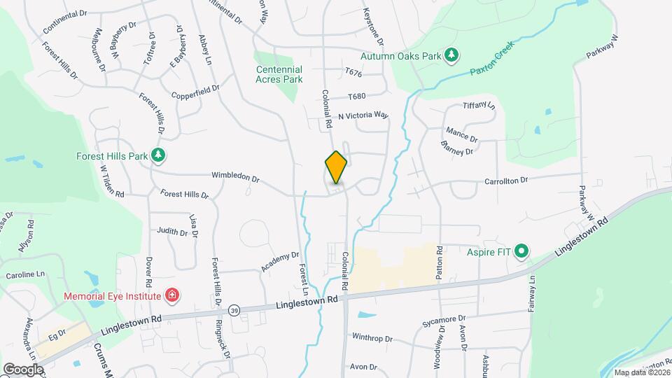 4296 Wimbledon Dr Mapa y Detalles de la Ubicación