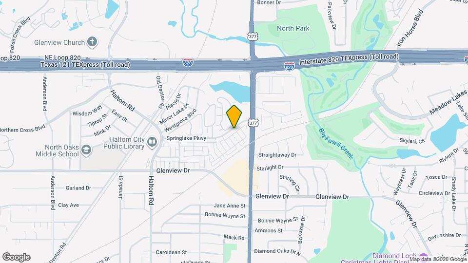 5360 Springlake Pkwy Mapa y Detalles de la Ubicación