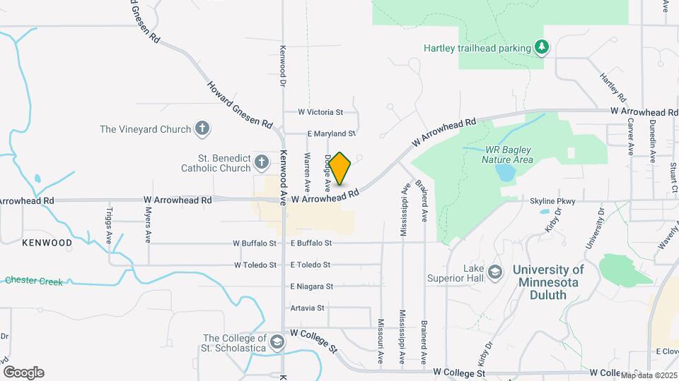 1229 W Arrowhead Rd Map and Location Details