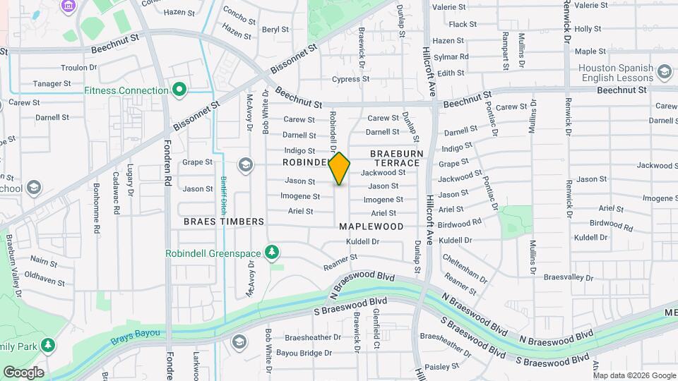 8733 Robindell Dr Map and Location Details