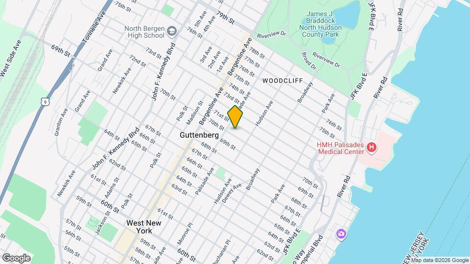 326 70th St, Unit 2 Mapa y Detalles de la Ubicación