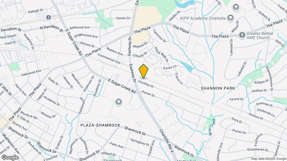1625 Finchley Dr Mapa y Detalles de la Ubicación