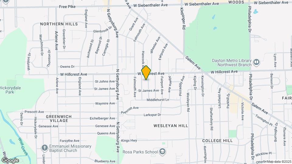 2225 Deering Ave Map and Location Details