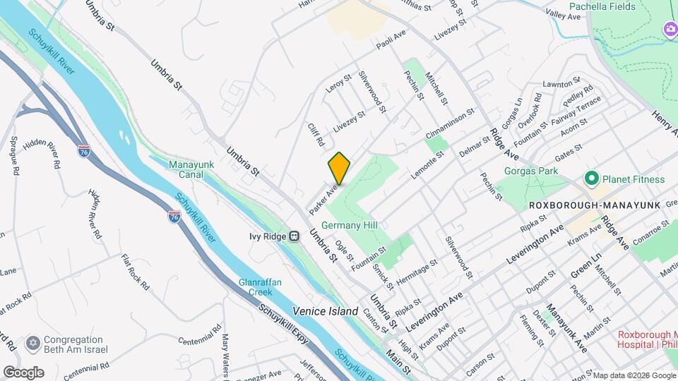 177 Parker Ave Map and Location Details