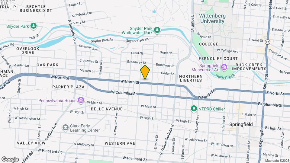 724 W North St Mapa y Detalles de la Ubicación