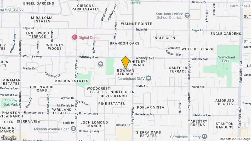 Walnut House Assisted Living Apartment Homes Map and Location Details