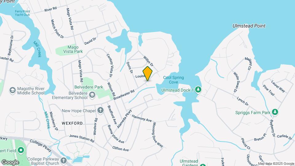 455 Broadwater Rd Map and Location Details