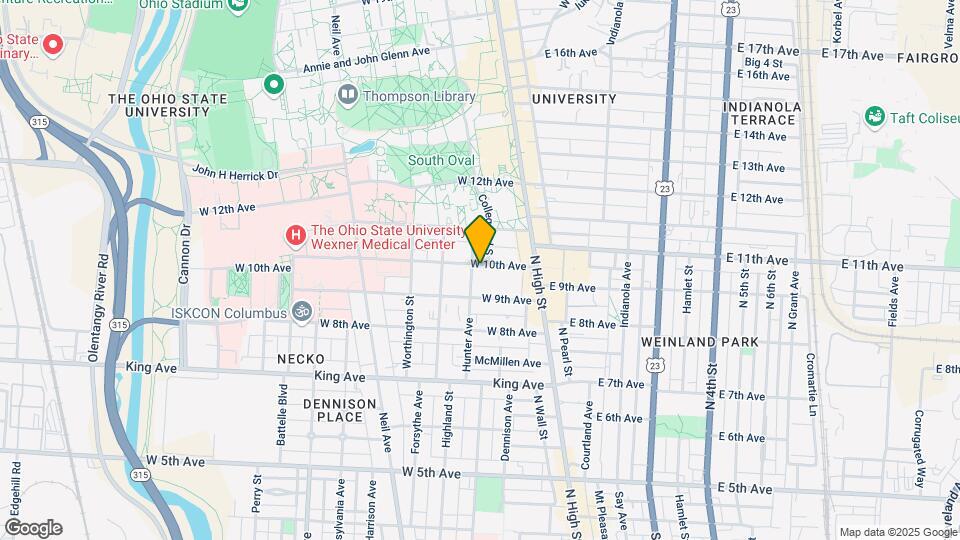 83-87 W 10th Ave Mapa y Detalles de la Ubicación