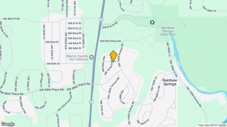 8593 SW 197th Court Rd Mapa y Detalles de la Ubicación