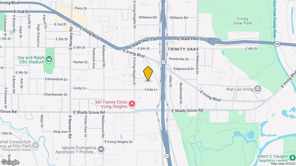 1700 Windsong Ln Map and Location Details