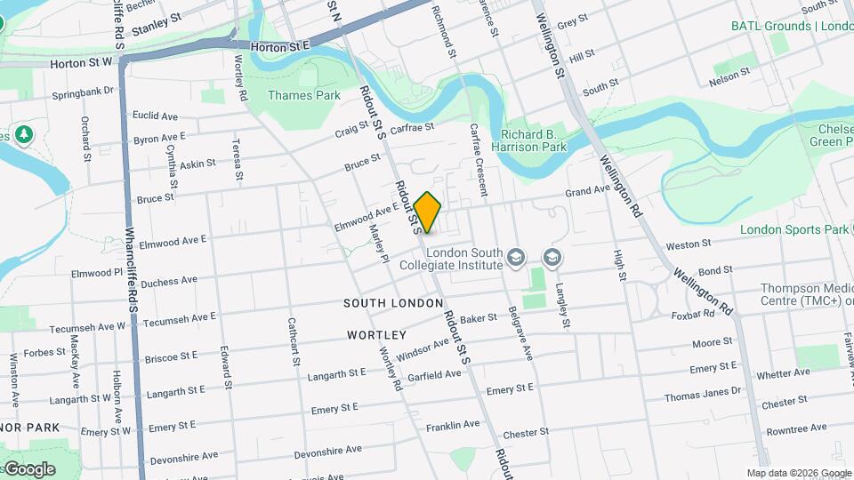 140 Ridout St S Map and Location Details