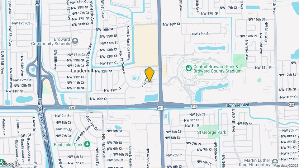 4037 NW 11th Pl Map and Location Details
