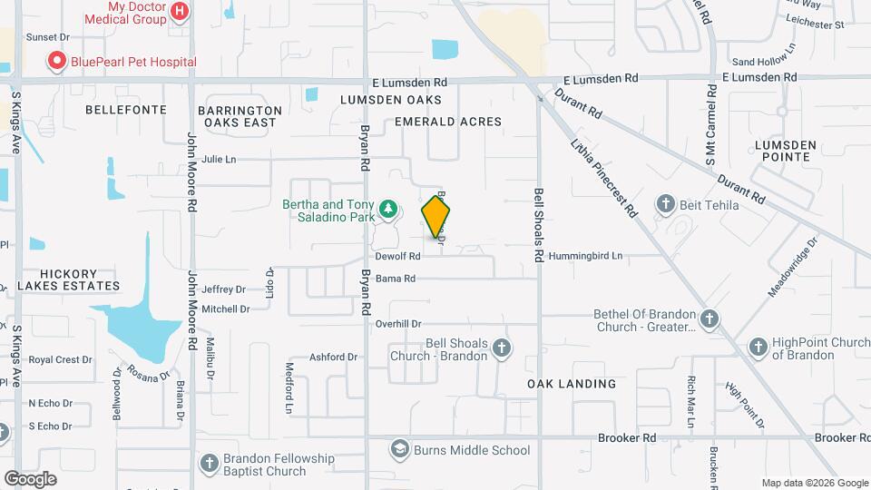 1612 Berkshire Dr Map and Location Details