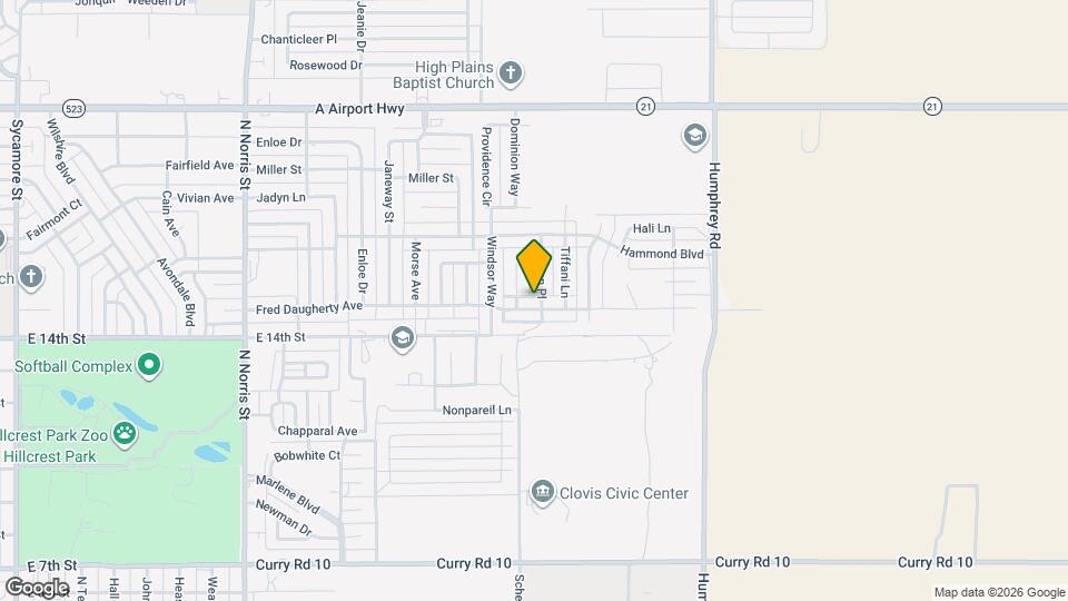 2620 Fred Daugherty Dr Map and Location Details