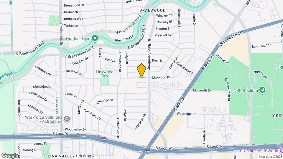 3419 Linkwood Dr Map and Location Details