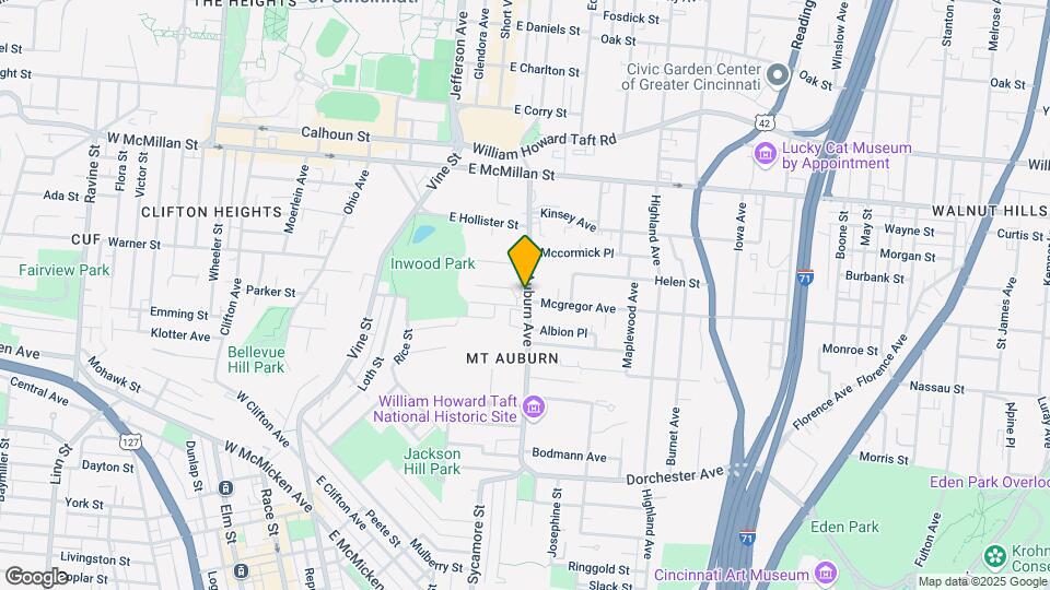 2301 Auburn Avenue Map and Location Details