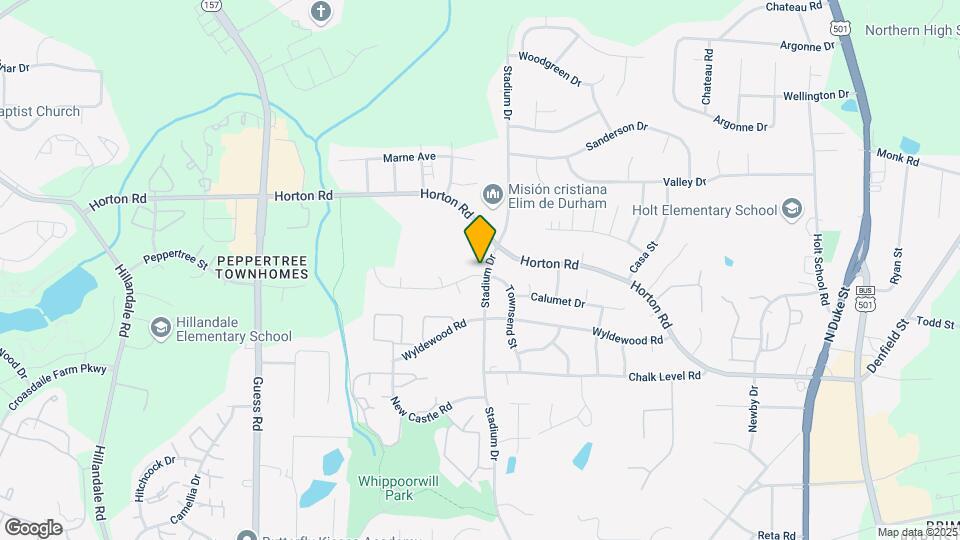 1300 Cherrycrest Dr Map and Location Details