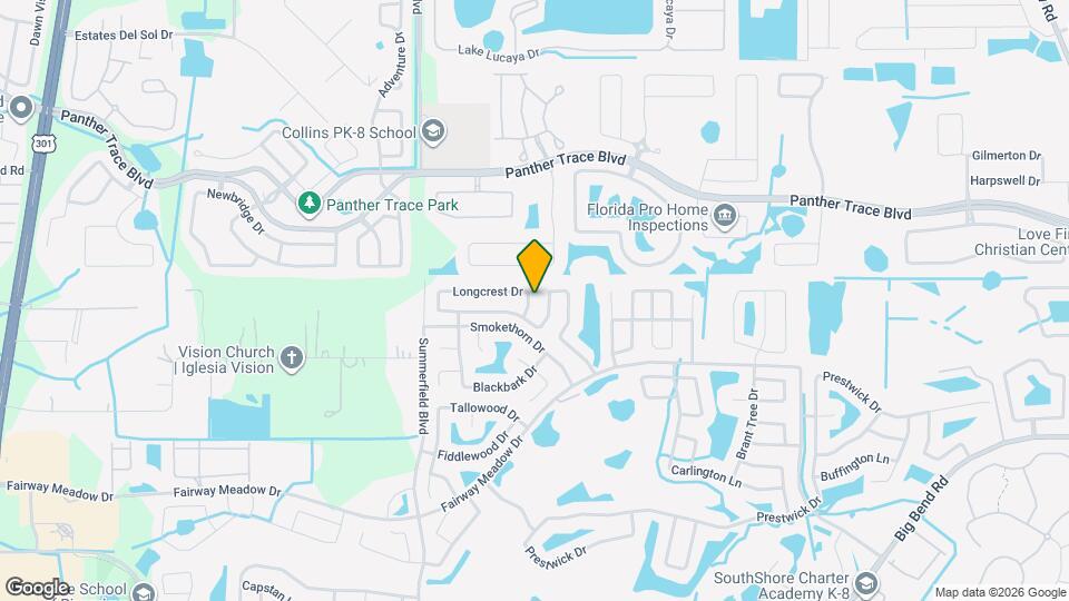 12607 Longcrest Dr Map and Location Details