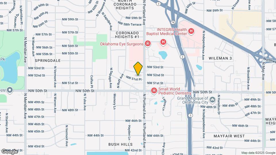 3717 NW 51st Pl Map and Location Details