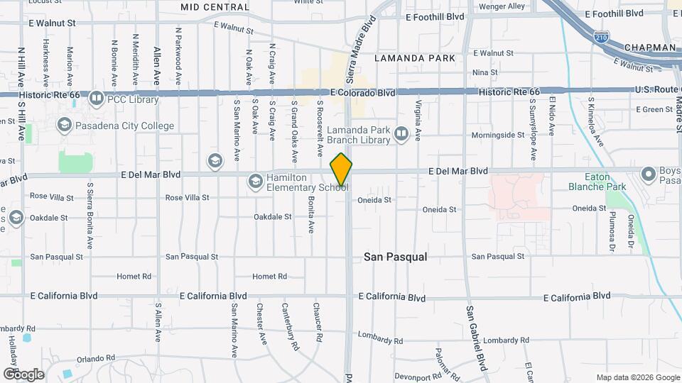 285 Sierra Madre Blvd Map and Location Details