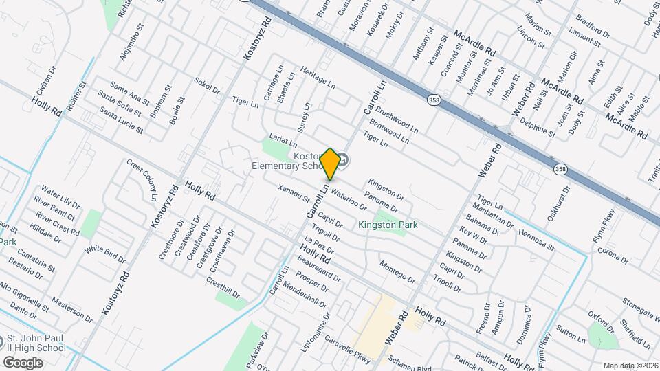 3602 Waterloo Dr, Unit SI ID1386178P Mapa y Detalles de la Ubicación