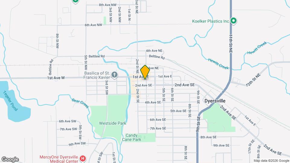 114 3rd St SE Map and Location Details