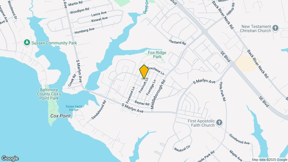 1016 Foxcroft Ln Map and Location Details